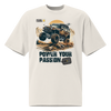 Power Your Passion Oversized Faded T-shirt
image-0