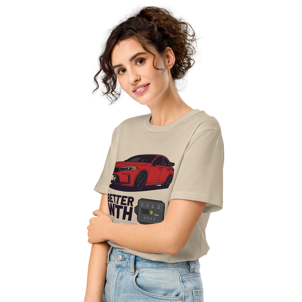Pedal Commander® T-shirt unisex organica di peso medio-leggero