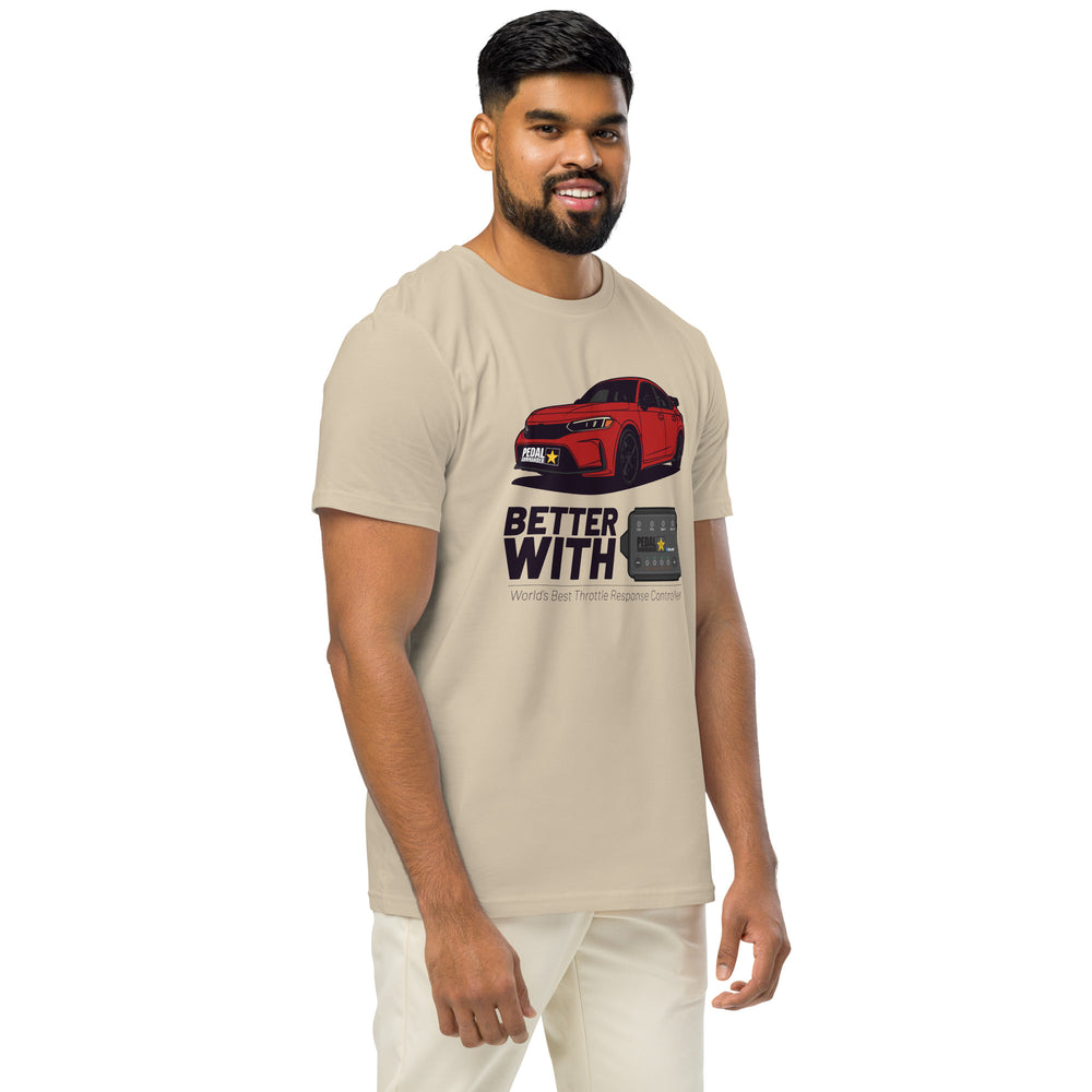 Pedal Commander® T-shirt unisex organica di peso medio-leggero