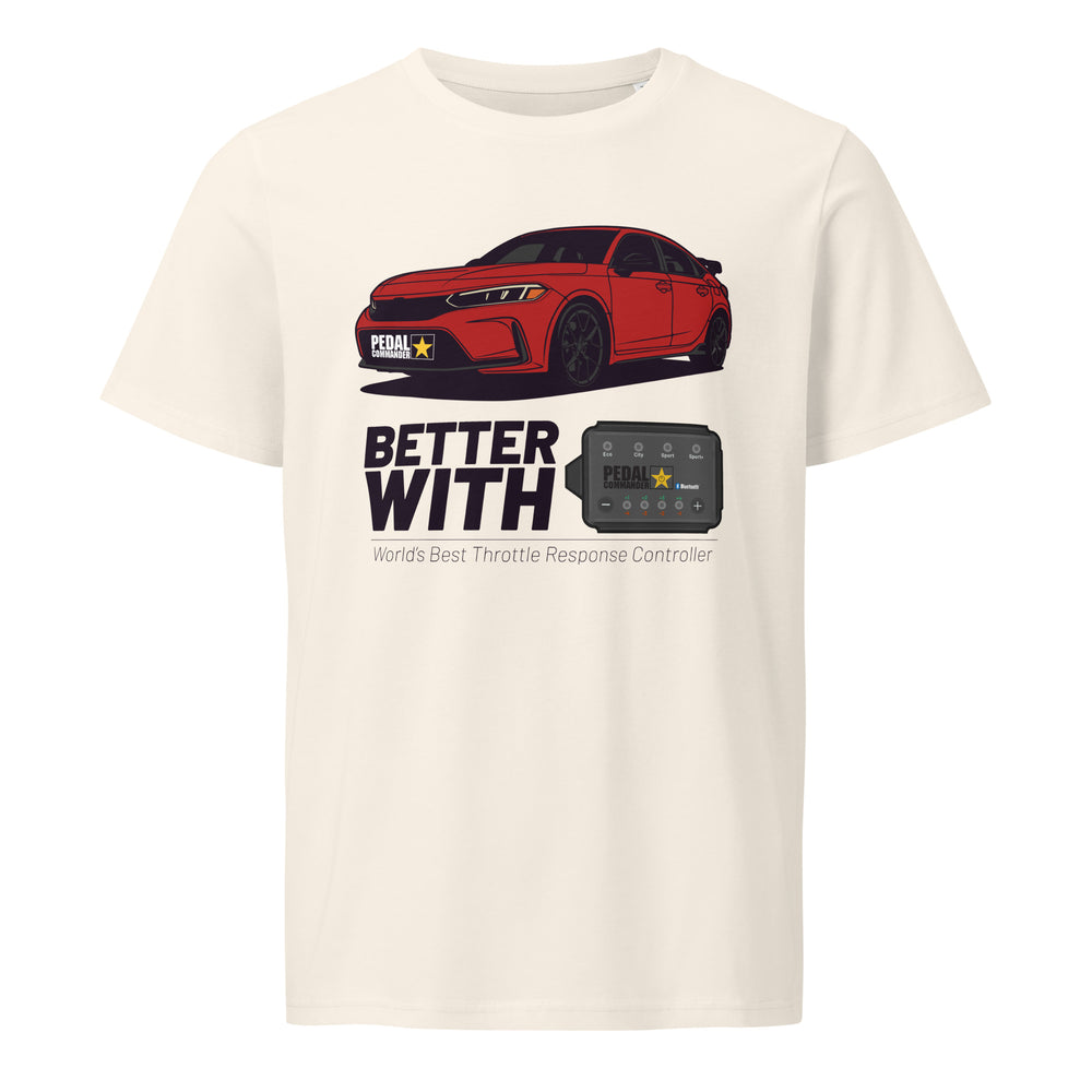 Pedal Commander® T-shirt unisex organica di peso medio-leggero