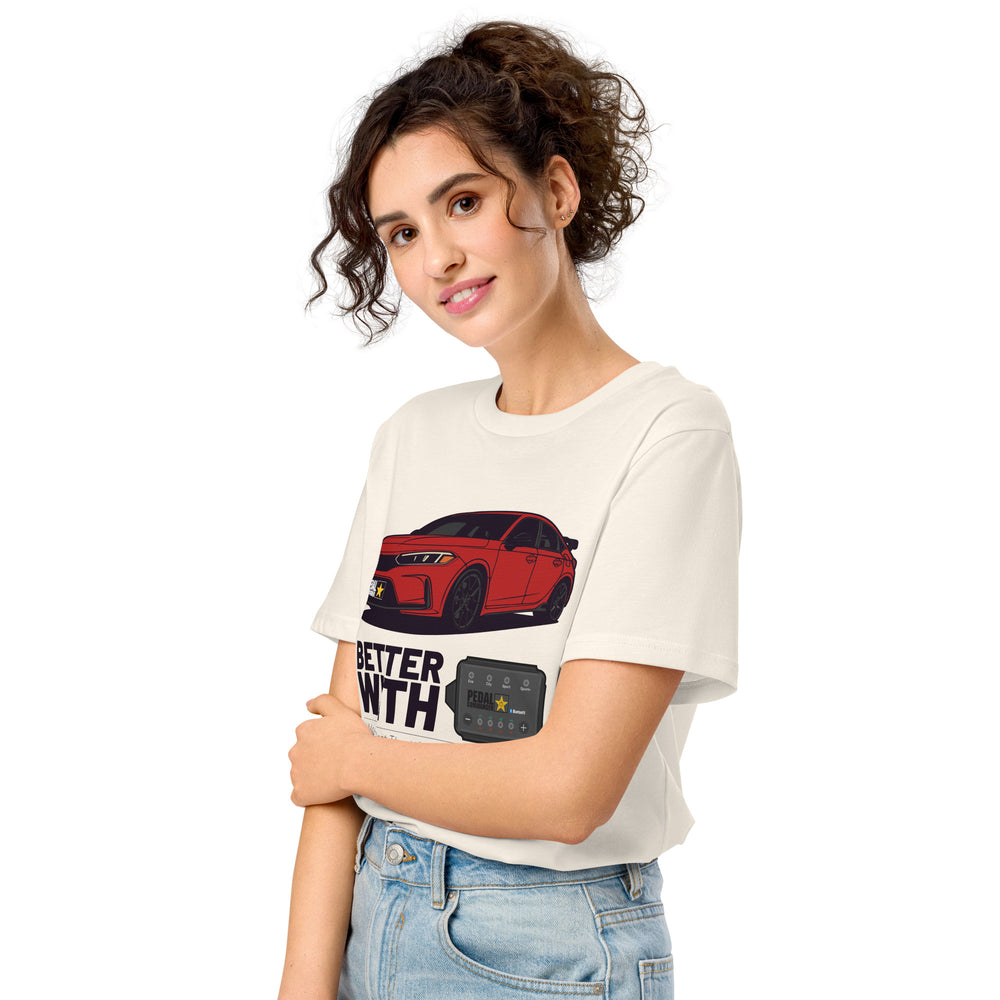 Pedal Commander® T-shirt unisex organica di peso medio-leggero