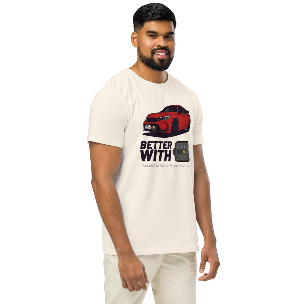 Pedal Commander® T-shirt unisex organica di peso medio-leggero