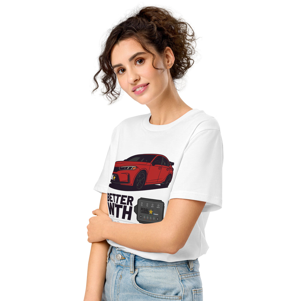 Pedal Commander® T-shirt unisex organica di peso medio-leggero