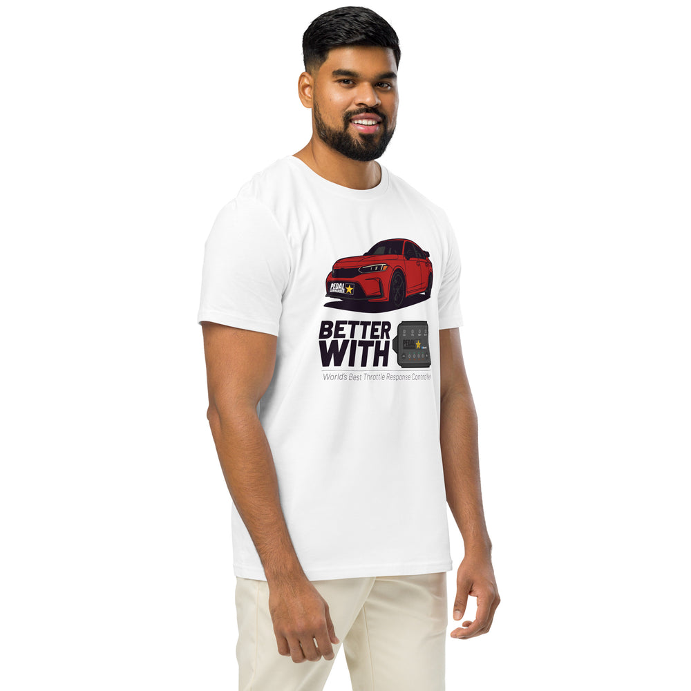Pedal Commander® T-shirt unisex organica di peso medio-leggero