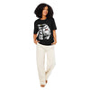 T-shirt Unisex in Cotone Organico a Costine con Scollo | Libera la Bestia
image-1