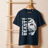 T-shirt Unisex in Cotone Organico a Costine con Scollo | Libera la Bestia
image-3