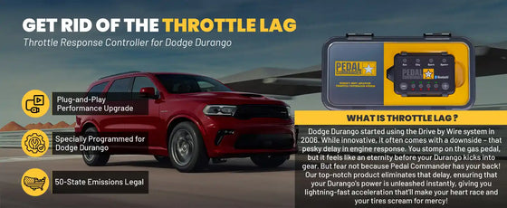 IN CHE MODO PEDAL COMMANDER MIGLIORA DODGE DURANGO?