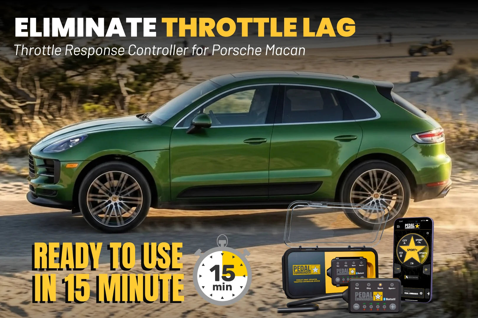 Pedal Commander per Porsche Macan
