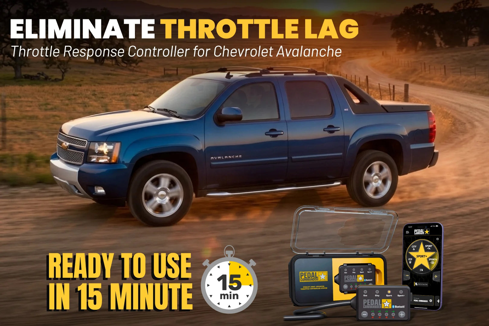 Pedal Commander per Chevrolet Avalanche