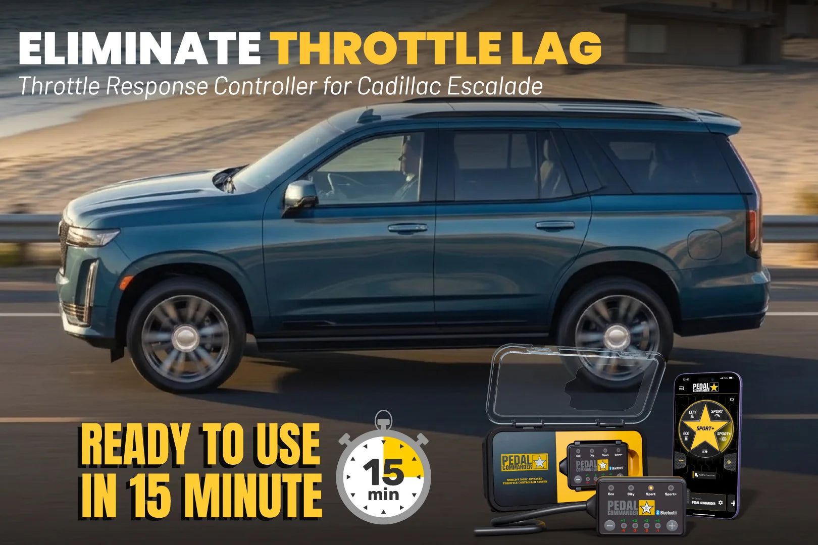 Pedal Commander for Cadillac Escalade