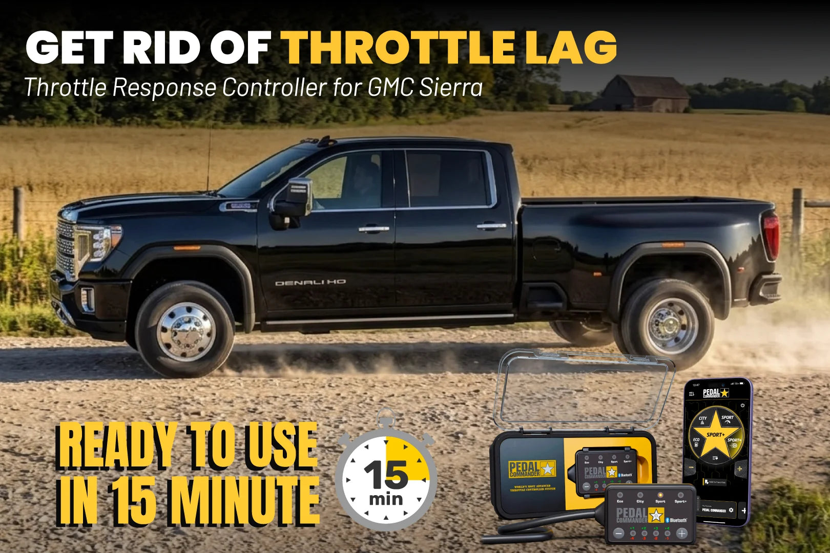 Pedal Commander per GMC Sierra 3500HD