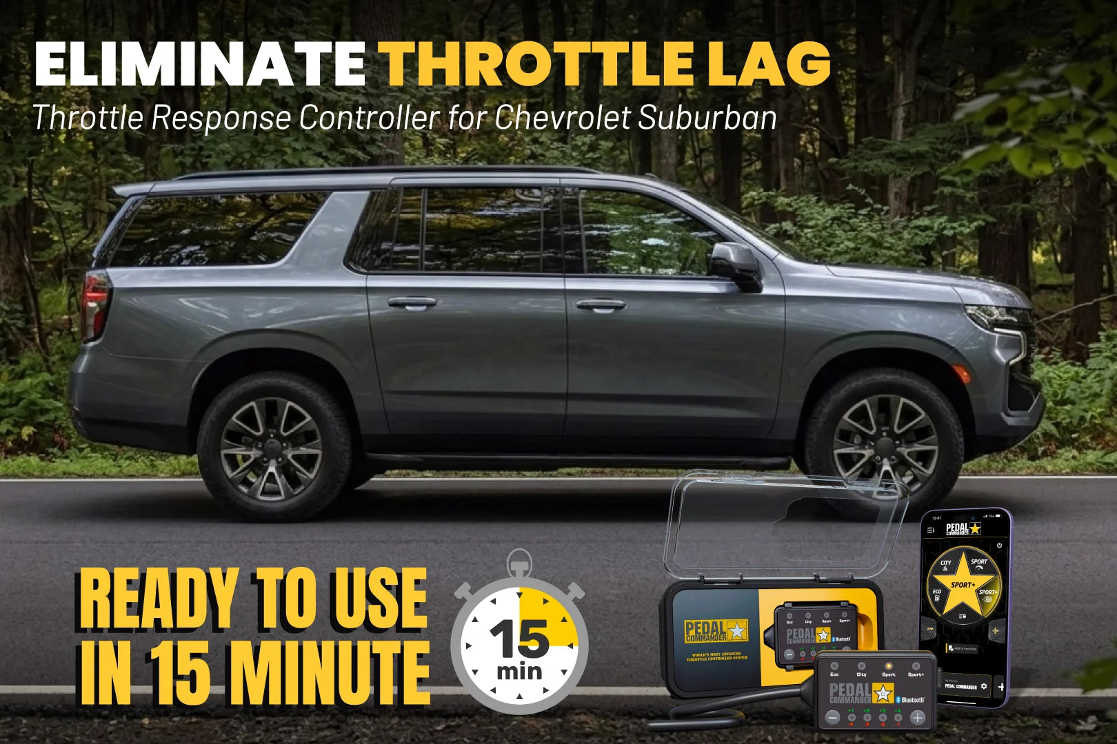 Pedal Commander per Chevrolet Suburban