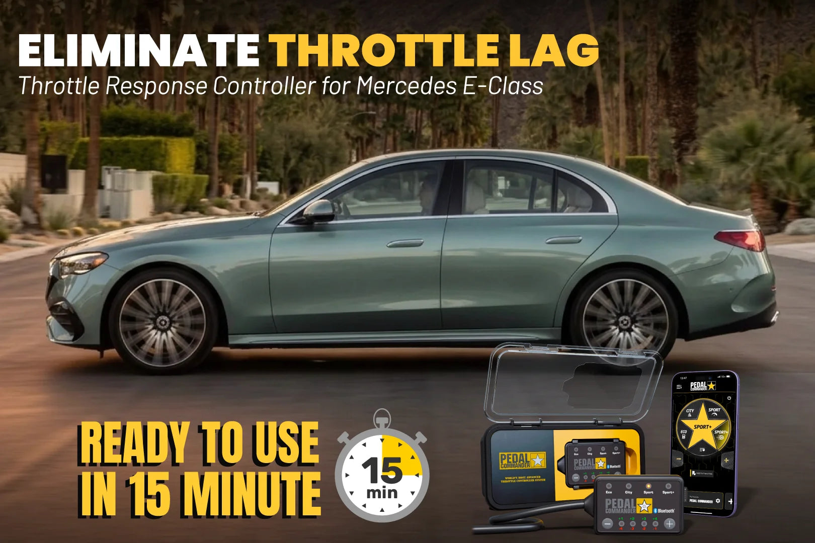 Pedal Commander per Mercedes Classe E