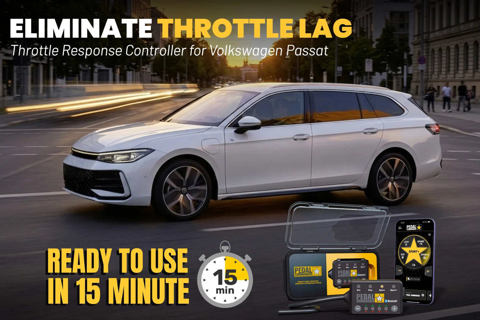 Pedal Commander per Volkswagen Passat