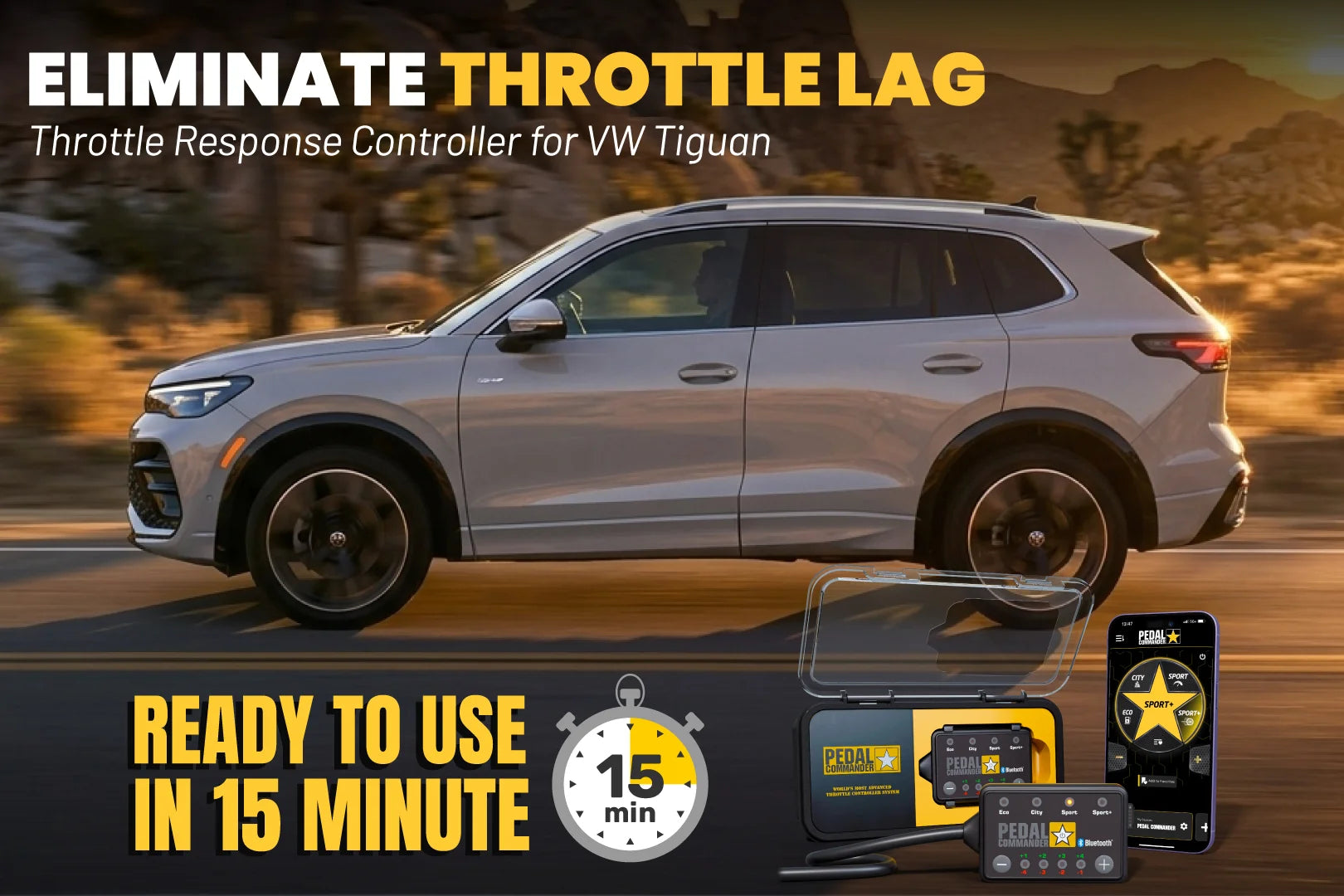 Pedal Commander per Volkswagen Tiguan