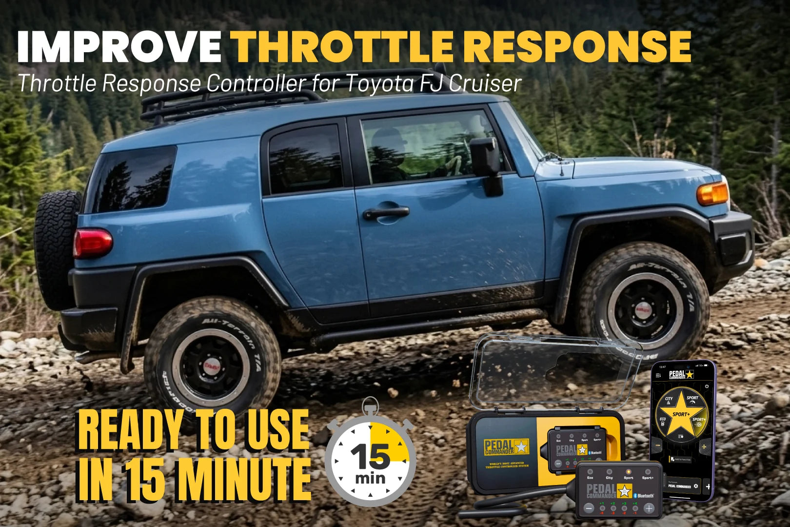 Pedal Commander for Toyota FJ Cruiser