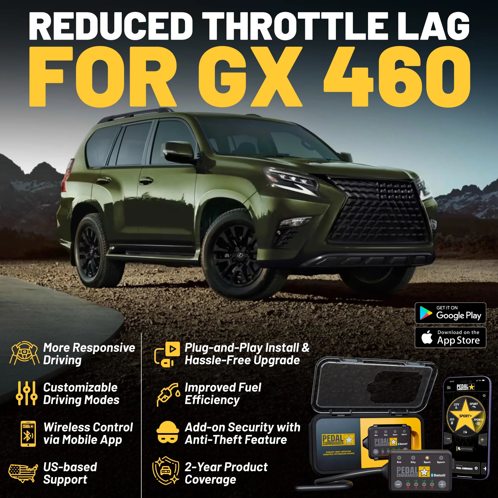 Pedal Commander per Lexus GX