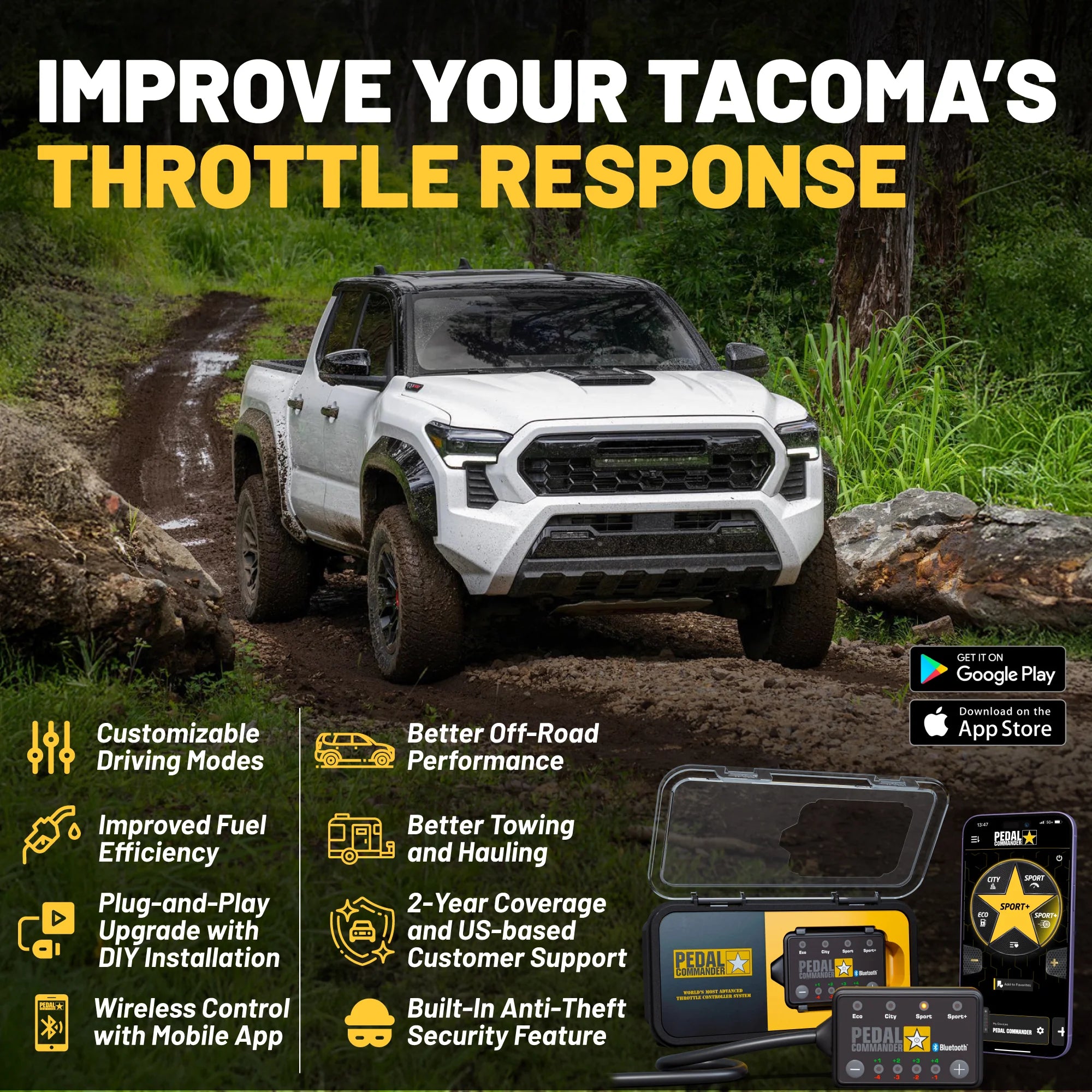 Pedal Commander per Toyota Tacoma