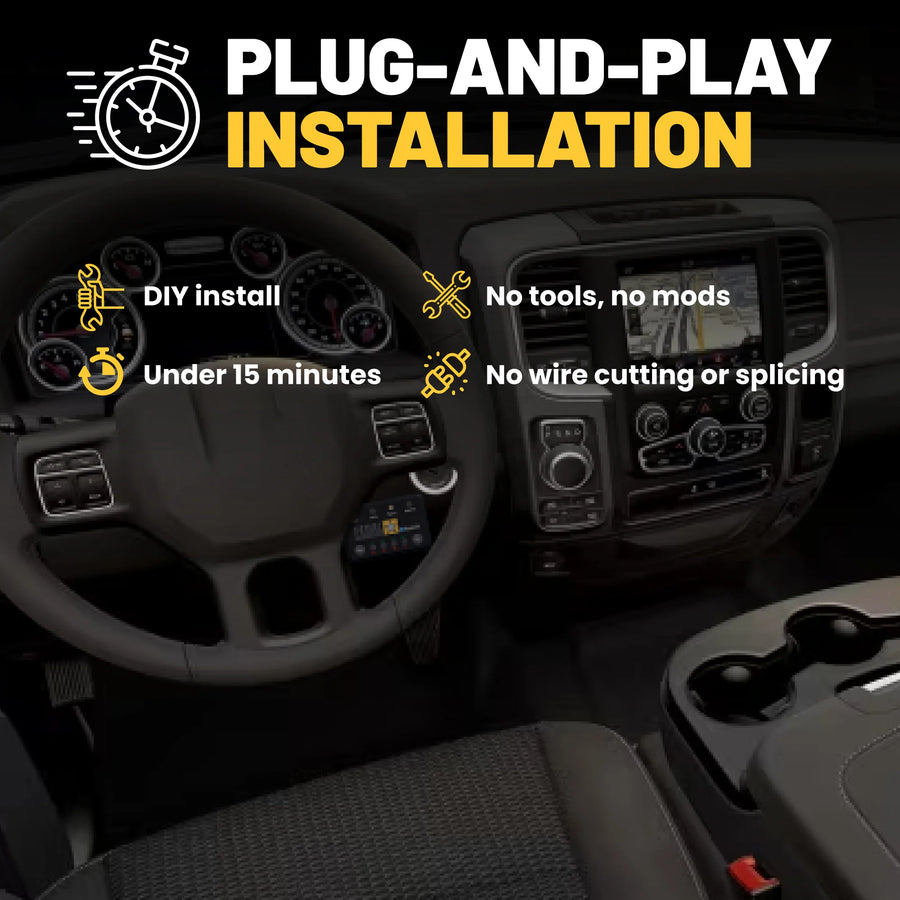 RAM 1500 Classic 4th Gen (2019+) (3.0L Diesel - 3.6L - 5.7L)