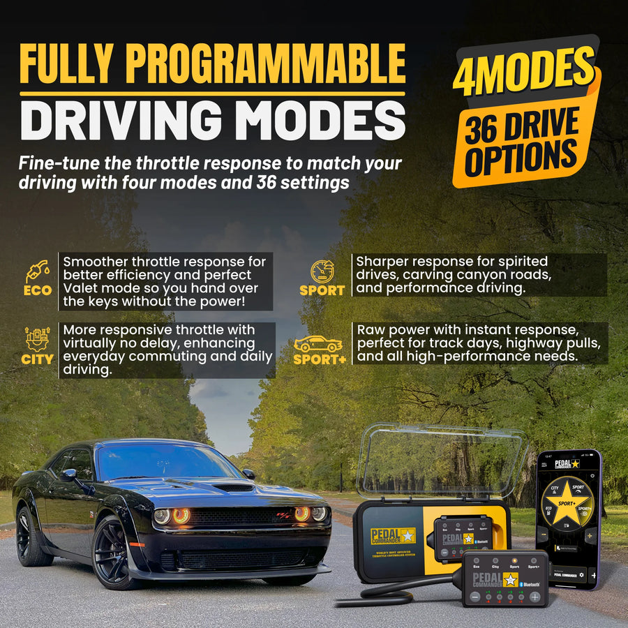 Dodge Challenger 3rd Gen (2008-2023) (3.5L V6 - 3.6L Pentastar V6 - 5.7L HEMI V8 - 6.1L HEMI V8 - 6.2L Hellcat Supercharged V8 - 6.4L HEMI V8)