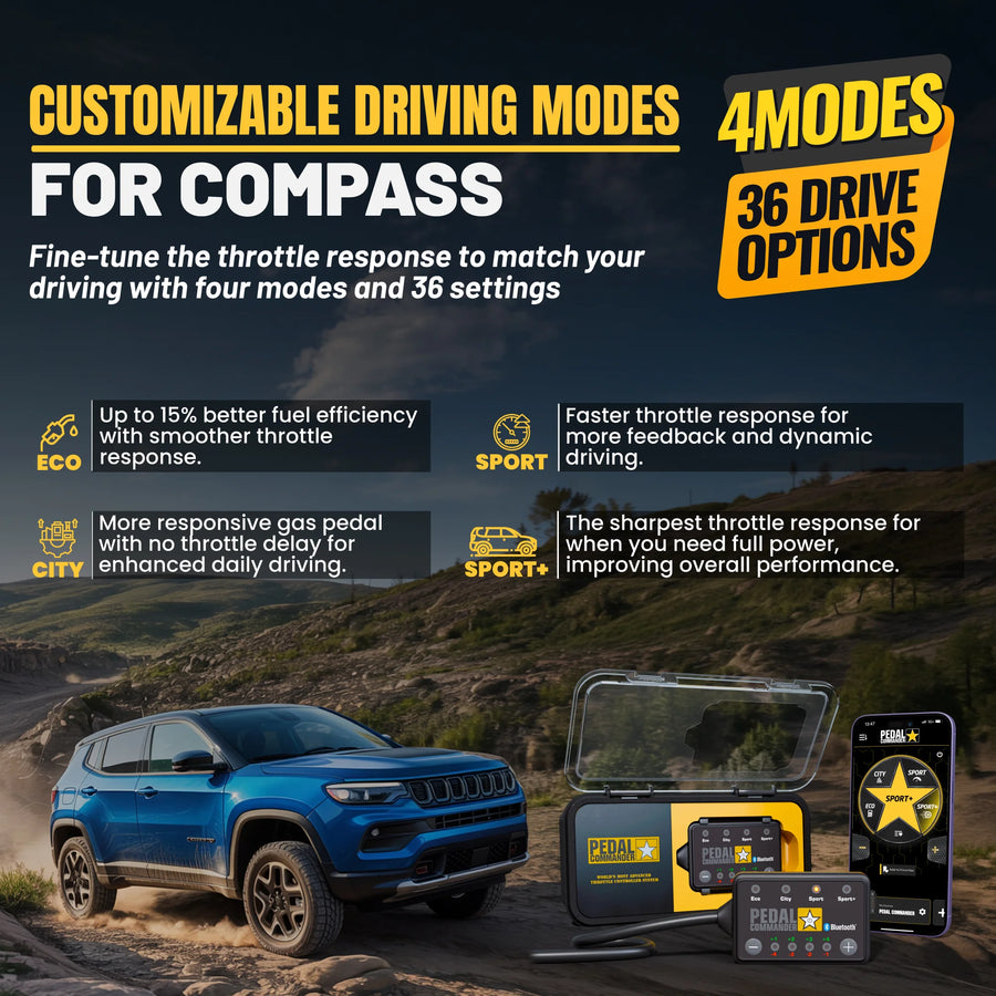 Pedal Commander per Jeep Compass
