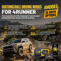 Pedal Commander® for 4runner 4 modes 36 drive options