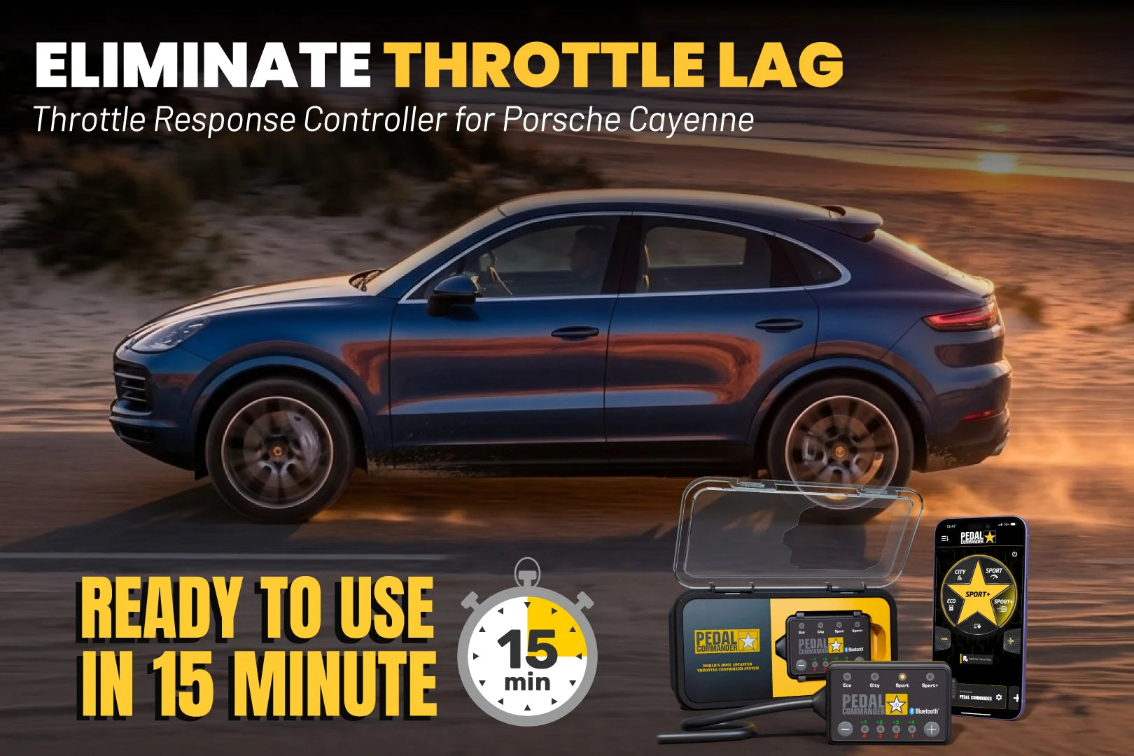 Pedal Commander per Porsche Cayenne